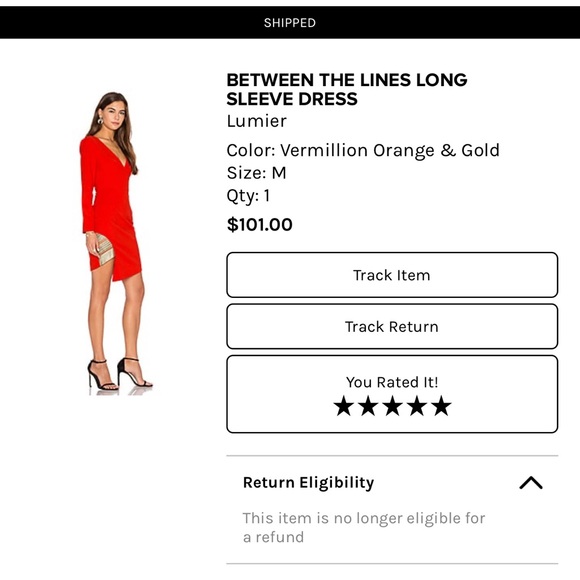 Between the lines long sleeve dress. - Picture 5 of 7